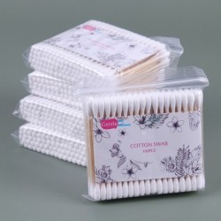 Cleaning cotton swabs - wooden sticks - double head - for nose / ears cleaning - 500 piecesCare