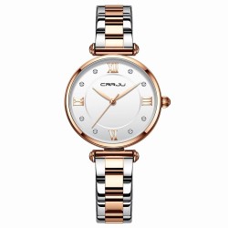 CRRJU - fashionable luxury watch - Quartz - waterproof - stainless steelWatches