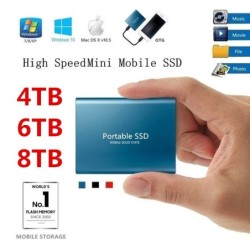 Mobile hard disk storage - SSD - type-C - USB 3.1 - aluminum alloy - 500GB / 1TB / 2TB / 4TB / 6TB / 8TBSSD hard drives