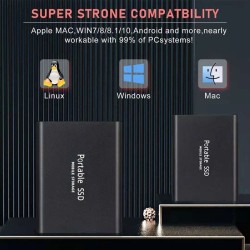 Mobile hard disk storage - SSD - type-C - USB 3.1 - aluminum alloy - 500GB / 1TB / 2TB / 4TB / 6TB / 8TBSSD hard drives