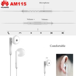 Original Huawei earphones - headset with microphone - 3.5mm jack - MA115 / AM116 / MA116Accessories