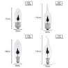 LED bulb - flickering candle flame light - E14 / E27 - 3W - 220V - 10 piecesE27
