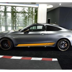 Side / top / roof stripes - car stickers - for Mercedes Benz 2-Door Coupe / 4-Door SedanStickers