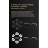 QKZ ZXN - high resolution earphones - in-ear wired headset - dual magnet - 2 Pin - 1DDEar- & Headphones