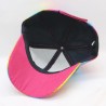 Rainbow baseball cap - patent leather - hip-hop styleHats & Caps
