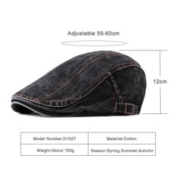 Classic denim cap - duckbill style visorHats & Caps