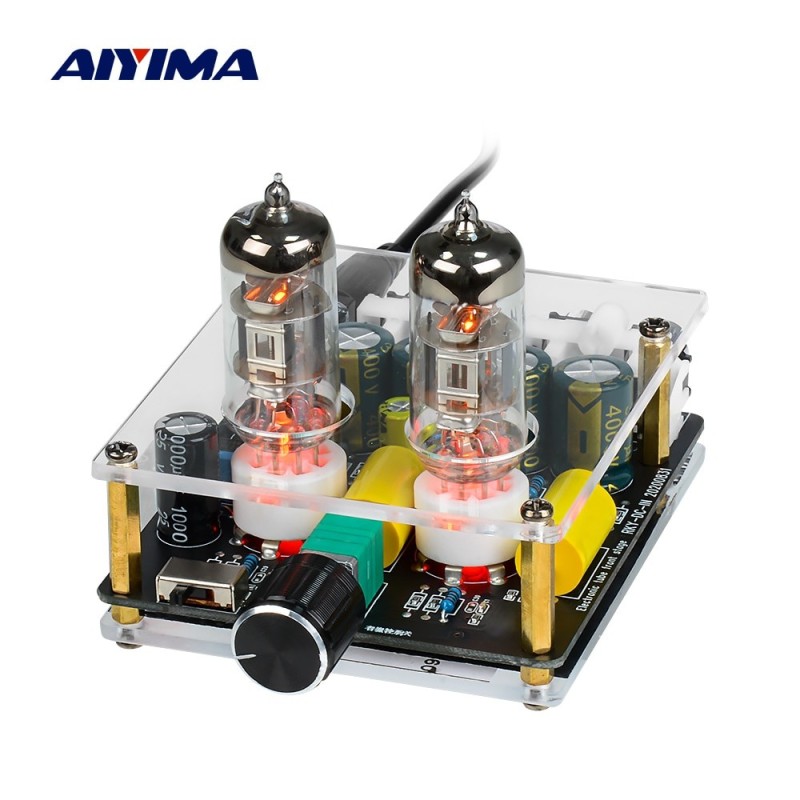 AIYIMA - upgraded 6K4 / 6A2 tube preamplifier - HiFiAmplifiers