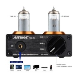 AIYIMA - 6A2 - HiFi vacuum tube - MM phono preamplifier - DIY - 12VAmplifiers