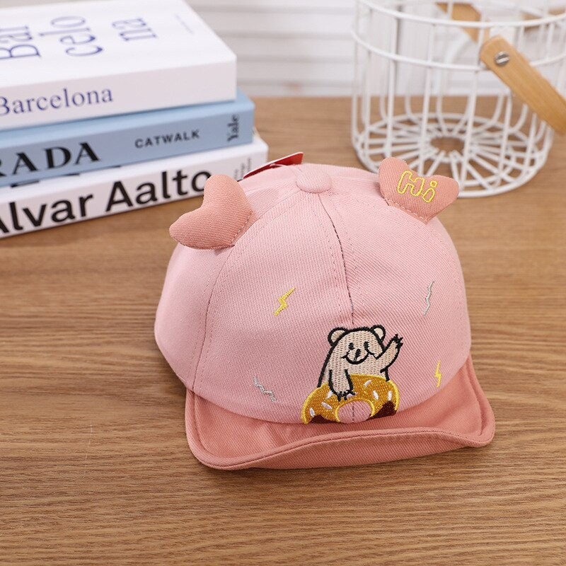 Children baseball cap - cartoon bear patternHats & caps