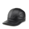 Fashionable vintage baseball cap - genuine leather - unisexHats & Caps