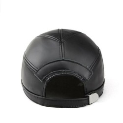 Fashionable vintage baseball cap - genuine leather - unisexHats & Caps