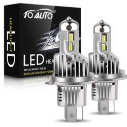 Car / motorcycle LED bulb - 6000K - CSP chip - H1 / H3 / H7 / H11 / H4/9003/HB2 Hi/Lo / 9006/HB4 - 2 piecesH1
