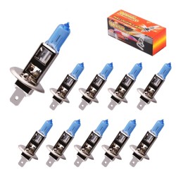H1 - 100W - 12V - 5000k white - halogen bulb - car headlight - 10 piecesH1