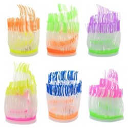 Flexible silicone coral / anemone - glowing in dark - aquarium decorationAquarium