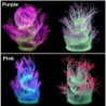 Flexible silicone coral / anemone - glowing in dark - aquarium decorationAquarium