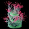 Flexible silicone coral / anemone - glowing in dark - aquarium decorationAquarium