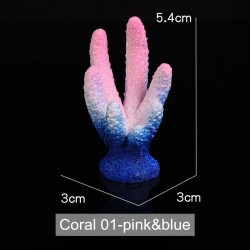 Colorful resin coral - artificial aquarium decorationAquarium