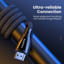 Ugreen - HDMI 2.1 cable - 8K/60Hz / 4K/120Hz - 48Gbps - HDR10 / HDCP2.2Cables
