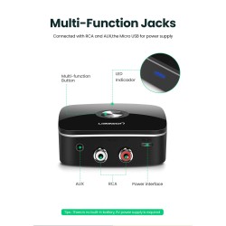 UGREEN - Bluetooth 5.0 RCA receiver - aptX LL 3.5mm jack - Aux - wireless adapterSplitters