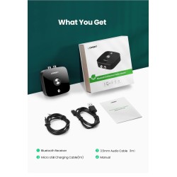 UGREEN - Bluetooth 5.0 RCA receiver - aptX LL 3.5mm jack - Aux - wireless adapterSplitters