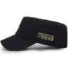 Fashionable flat cap - military style - five pointed star - U.S Air Force letteringHats & Caps