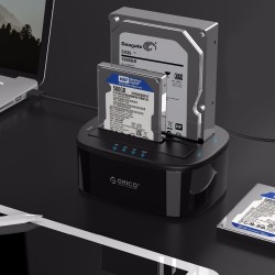 ORICO 2.5 - 3.5 Inch Hard Drive Docking Station USB 3 - Dual-bay HDD - SSD Hard DriveHard drives