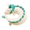 White / green dragon shaped pillow - plush toyCuddly toys