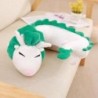 White / green dragon shaped pillow - plush toyCuddly toys