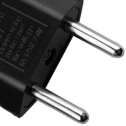 US to EU - flat to round - plug adapter - converter - 5 piecesPlugs