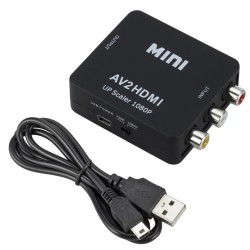 AV to HDMI AV2HDMI converter adapter 1080pSplitters