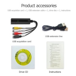 EasyCap USB 2 - video adapter with audio - video capture - video to usbVideo