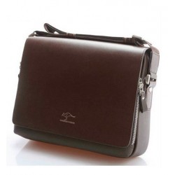 Kangaroo - leather shoulder bag - wide - 31 * 24 * 8cmBags