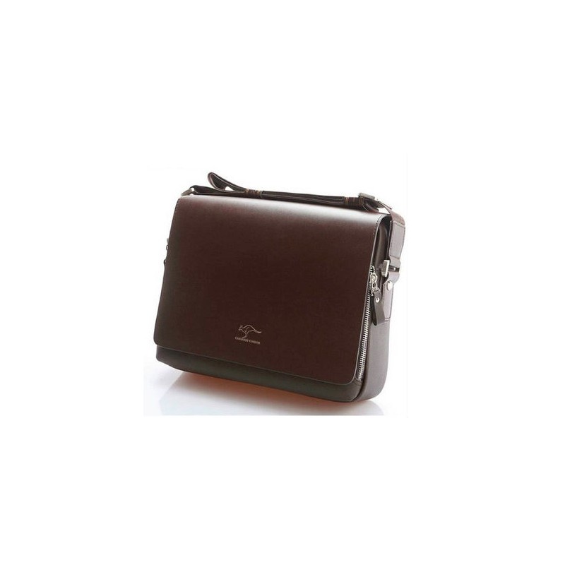 Kangaroo - leather shoulder bag - wide - 31 * 24 * 8cmBags