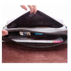 Kangaroo - leather shoulder bag - wide - 31 * 24 * 8cmBags