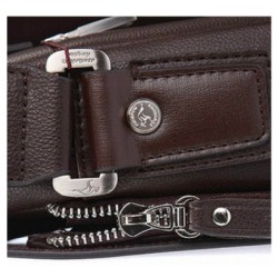 Kangaroo - leather shoulder bag - wide - 31 * 24 * 8cmBags
