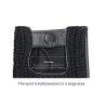 Luxurious sheepskin gloves - knitted - half fingers designGloves
