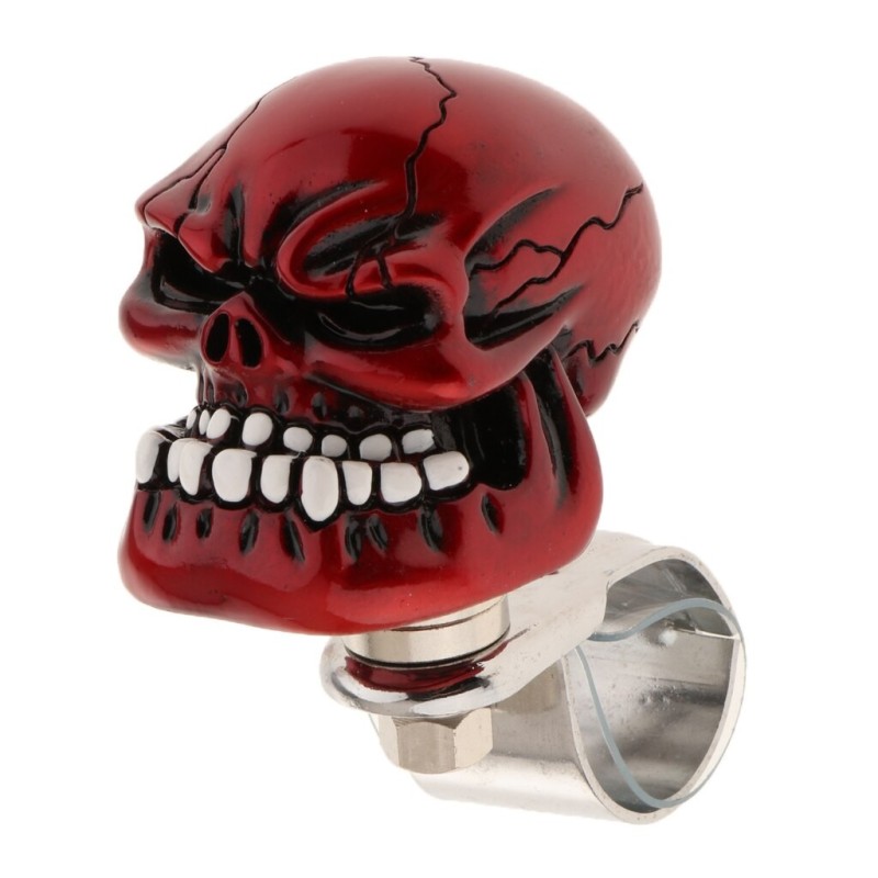Car steering wheel knob - handle - booster - skull headStyling parts