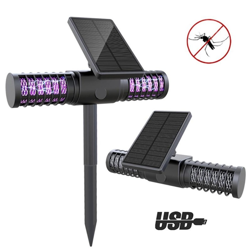 Solar mosquito killer lamp - outdoor - waterproof - USB - UV lightSolar lighting