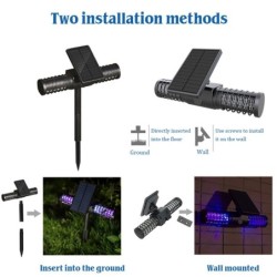 Solar mosquito killer lamp - outdoor - waterproof - USB - UV lightSolar lighting