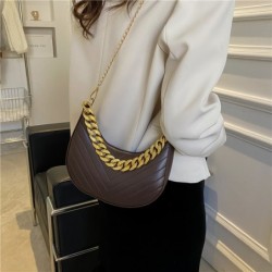 Luxurious shoulder small bag - double chain strapsHandbags
