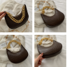 Luxurious shoulder small bag - double chain strapsHandbags