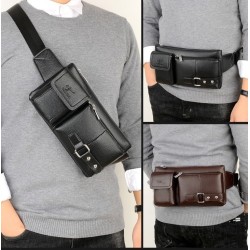 Multifunctional shoulder / waist bag - a small wallet - with zippers / pocketsBags