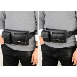 Multifunctional shoulder / waist bag - a small wallet - with zippers / pocketsBags