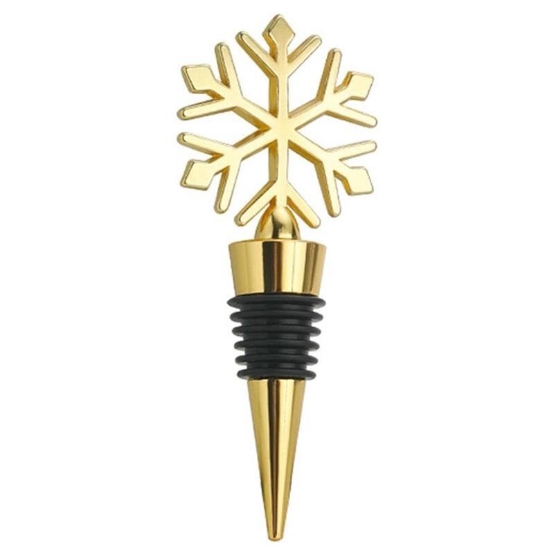 Wine bottle stopper - vacuum - zinc alloy - snowflake shapedBar supply