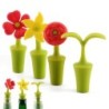 Wine bottle stopper - silicone - flowers shapedBar supply