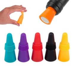 Silicone wine bottle stopper - leak proof - reusableBar supply