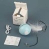 Interactive toy for dogs / cats - ball with light / sound / feather - USBToys