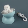 Interactive toy for dogs / cats - ball with light / sound / feather - USBToys