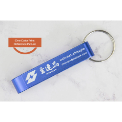 Aluminium can / bottle opener - with keyring - free customized engraving - 100 piecesBar supply