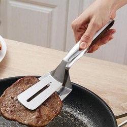 Stainless steel food tongs - non-stick - grilling / cooking toolCutlery